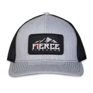 Fierce Grey trucker hat with patch