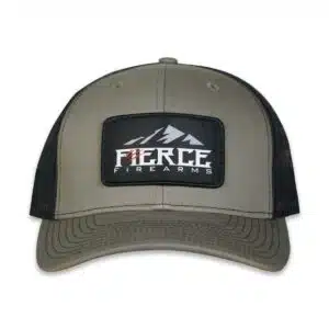 Fierce Olive trucker hat with patch