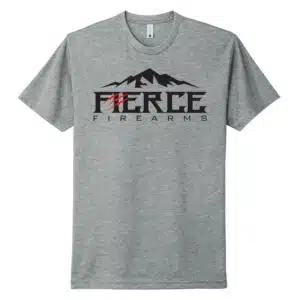 Gray T-shirt with Fierce logo