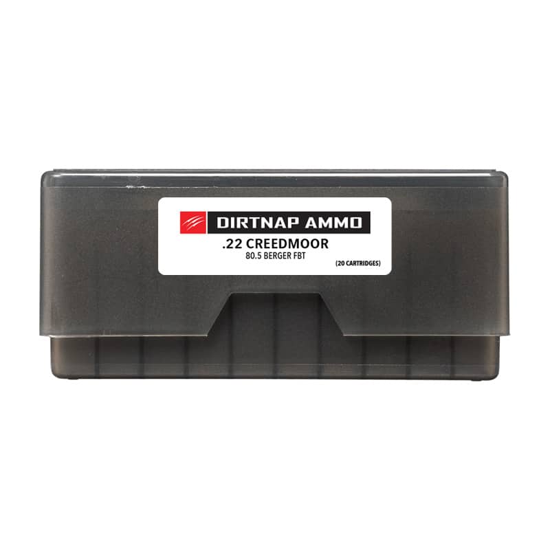 DIRTNAP .22 CREEDMOOR  80.5 FBT