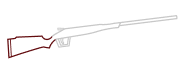 Gun icon stock