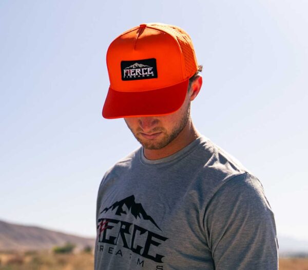FIERCE TRUCKER HAT - BLAZE ORANGE