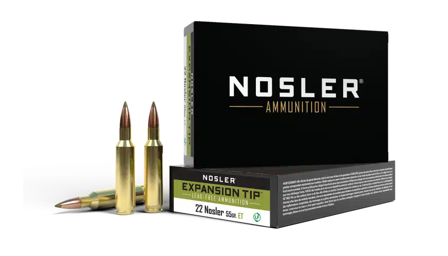 40140 et ammo 22 nosler 55gr highrez