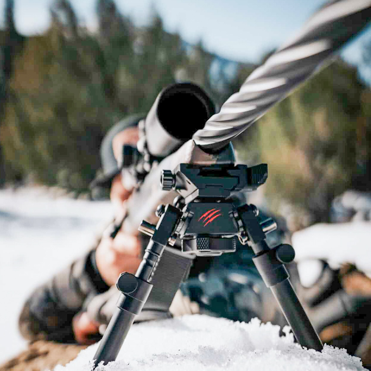 Fierce Compact Bipod | Carbon Fiber Rifle Bipod