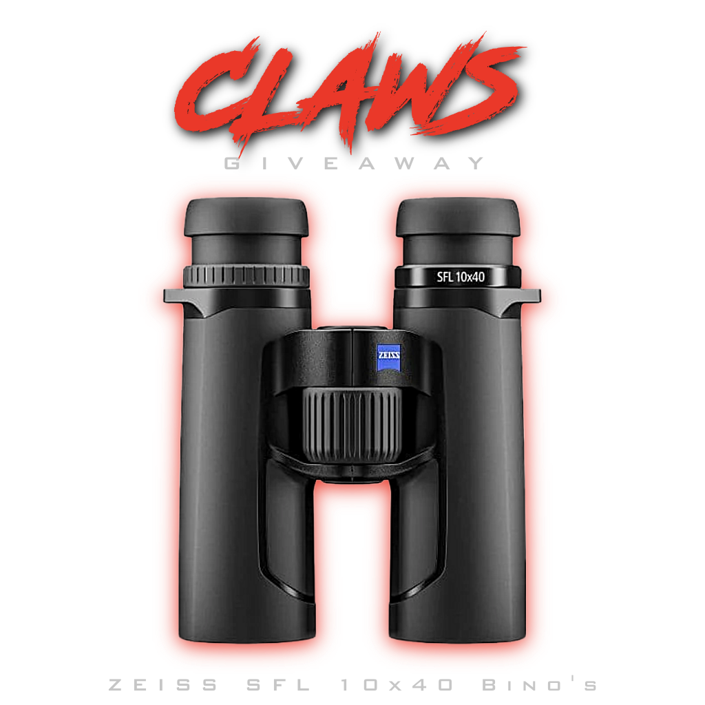 Zeiss SFL 10x40 binoculars, a Show Your Claws weekly prize